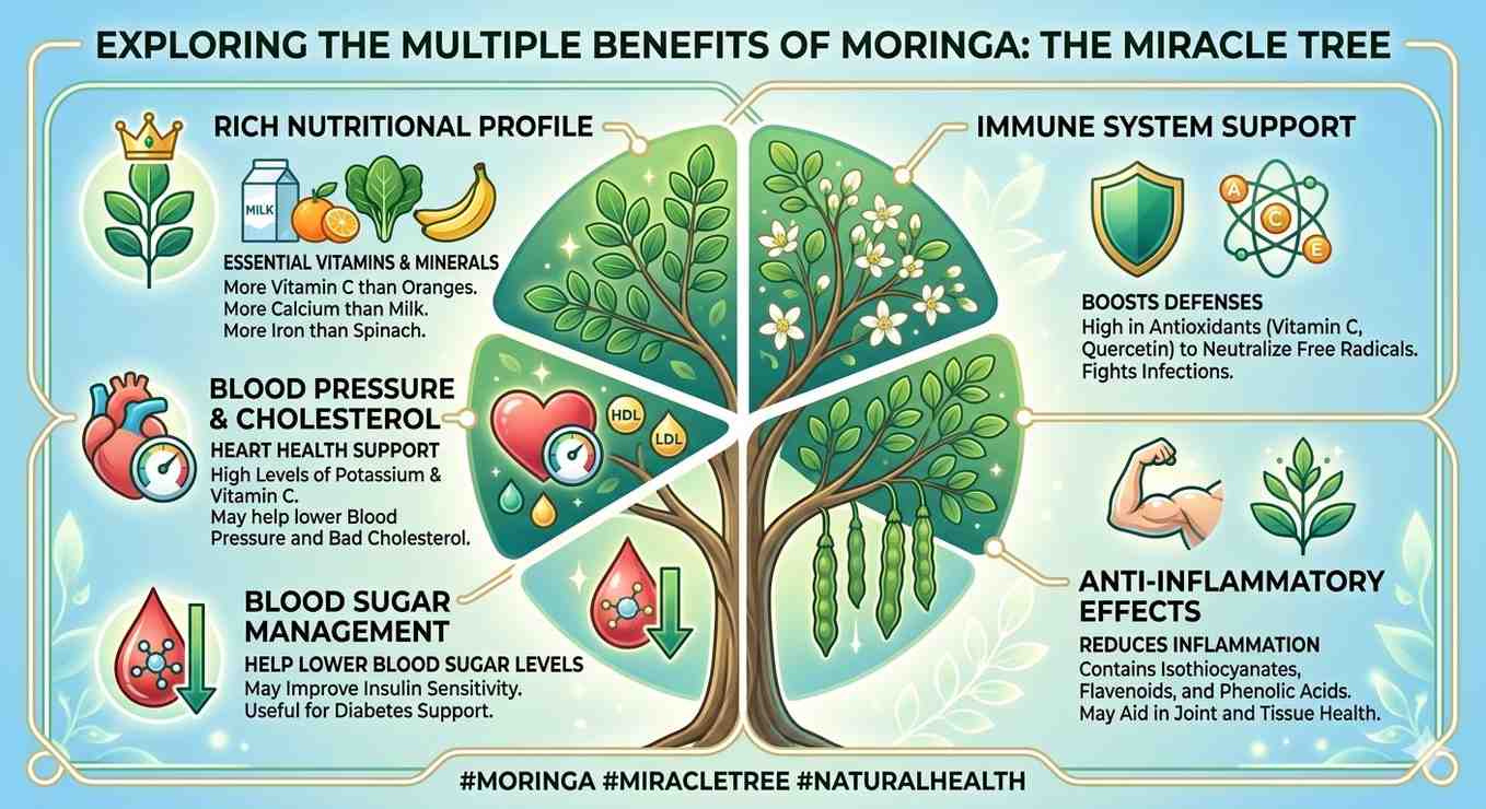 Health benifits of Moringa